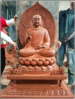 1.6米高地藏王銅像發(fā)貨